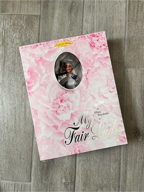 NWT Barbie My Fair Lady Collector Edition Pink Floral Box